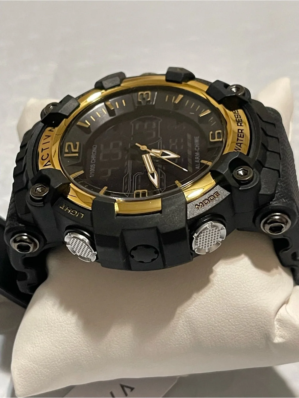 Activa Ardus X Invicta Analog Digital Men's Watch - 58mm. Black Gold new